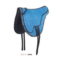 F.R.A. Jeany tapis de monte à cru bleu lavé, denim