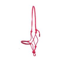 F.R.A. jabar / licol de travail 8 mm (syst.3) nylon taille full muserolle tressés, rouge