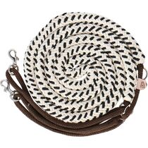 Enrênement pour aide à la longe nature-noir / marron taille full - FRA Peli
