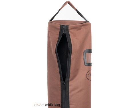 Sac à bride, marron/noir F.R.A.