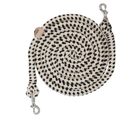 Rênes en coton tressé 12mm x 300cm, avec mousqueton - F.R.A. madora E