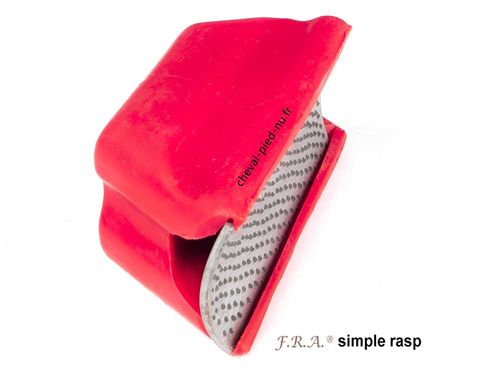 Rape de parage rouge, grosses dents, simple rasp - F.R.A